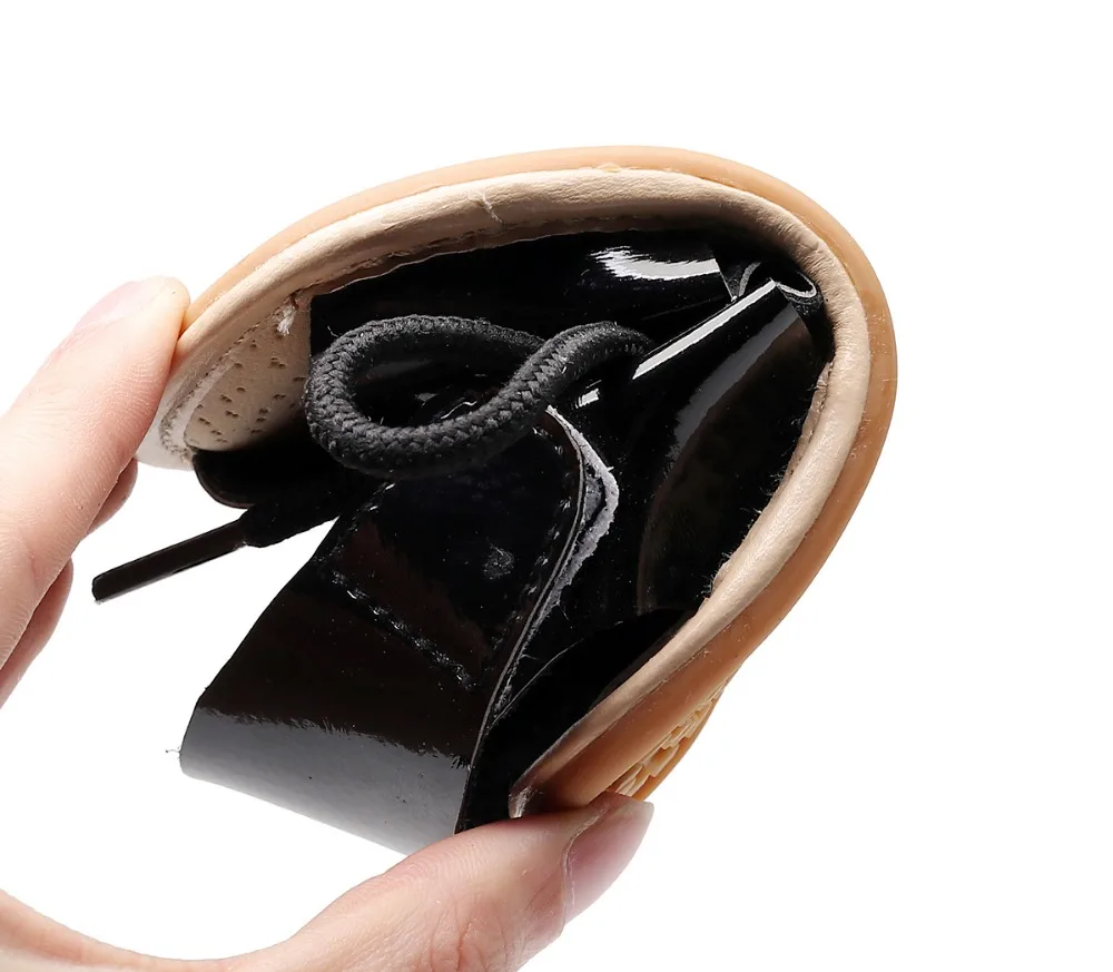 

New Fashion Lace-Up PU Leather Baby Girls Boys Sandals Babe Sandal Newborn Infant Rubber Soled Skid-Proof Shoes 0-24M