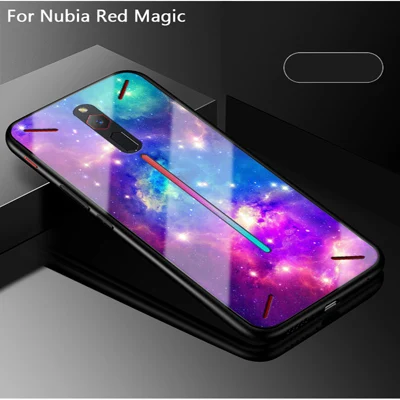 Для ZTE Nubia Red Magic чехол для телефона чехол s Закаленное Стекло задняя крышка для Nubia рамка RedMagic закаленное Стекло крышка чехол S