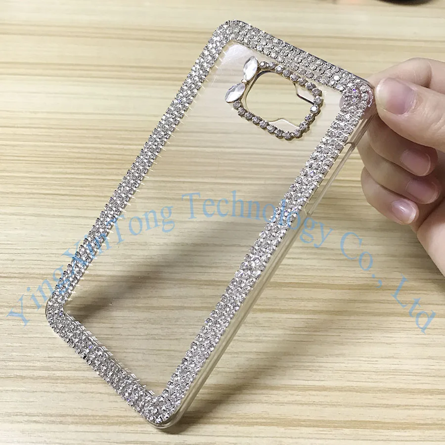 Блестящий блестящий чехол со стразами для Samsung Galaxy A3 2016 A5 A7 милый роскошный с 3D