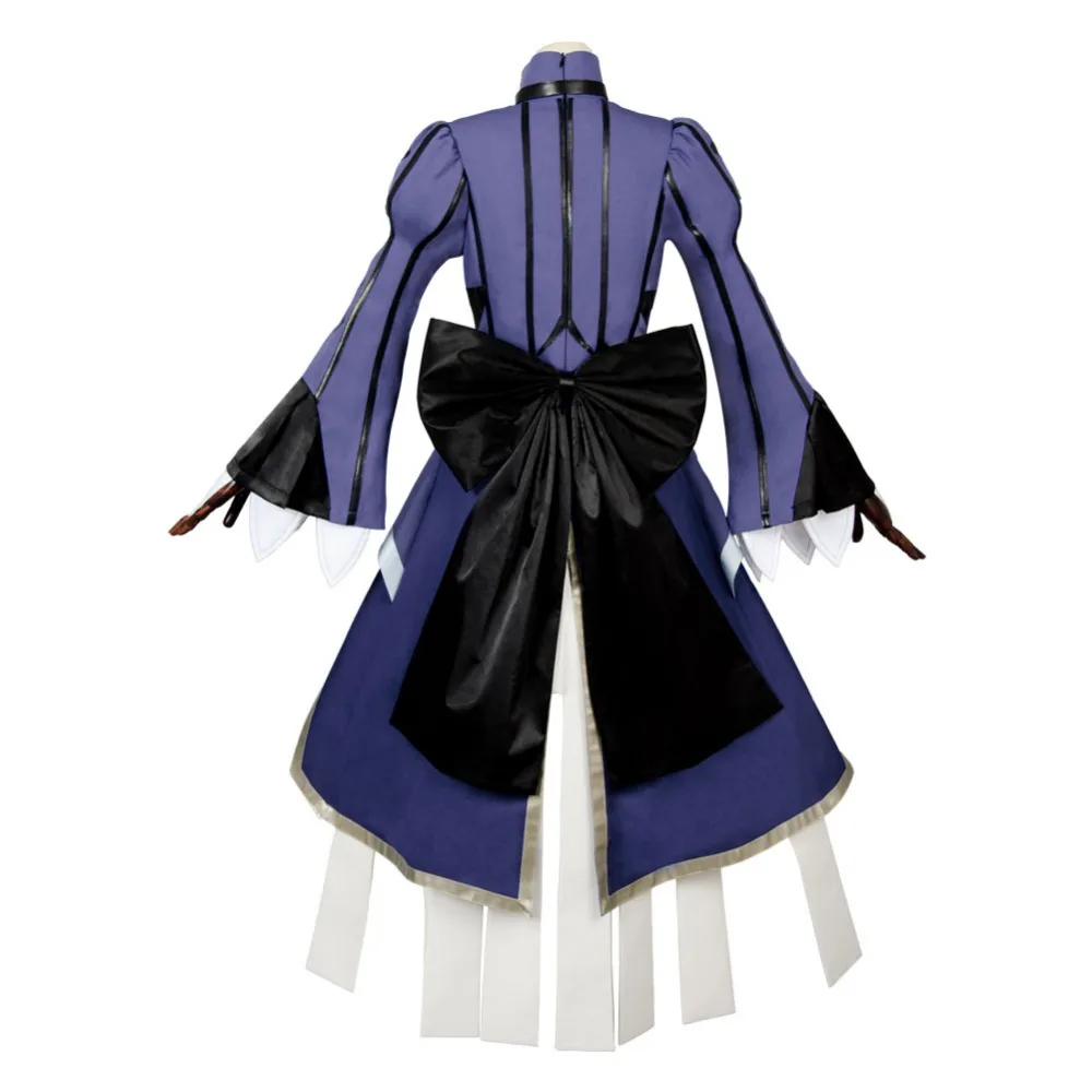 Clockwork Planet Косплей рюзу косплей костюм фиолетовый и белый полный комплект платье с