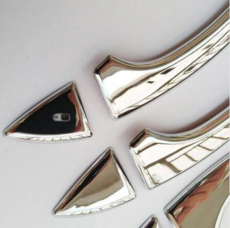 ABS Chrome Door Handle Covers For Audi A6 2015 2016+ Car Styling Stickers Accessories 8 Pcs | Автомобили и мотоциклы