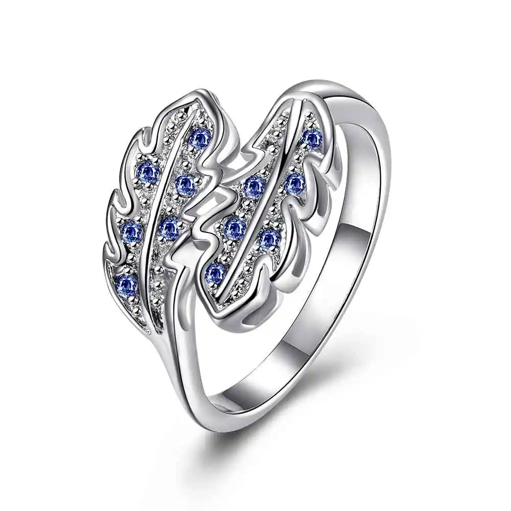 Горячая продажа посеребренное обручальное кольцо Кристальное &quotивы&quot мужское