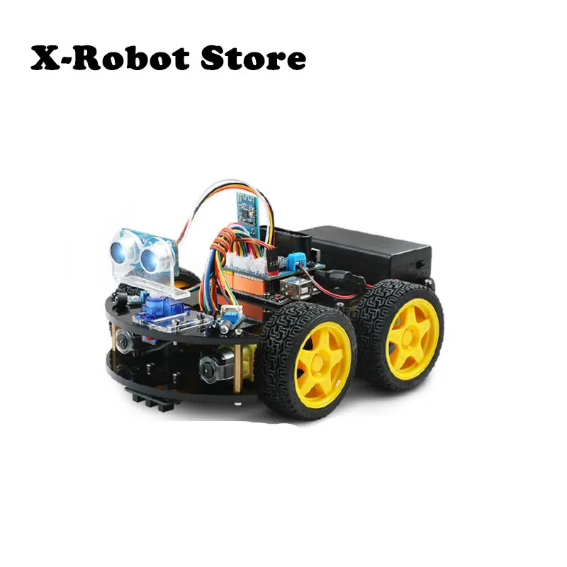 DIY Emakefun для Bluetooth wifi Arduino Смарт программируемый царапинам образовательный робот комплект
