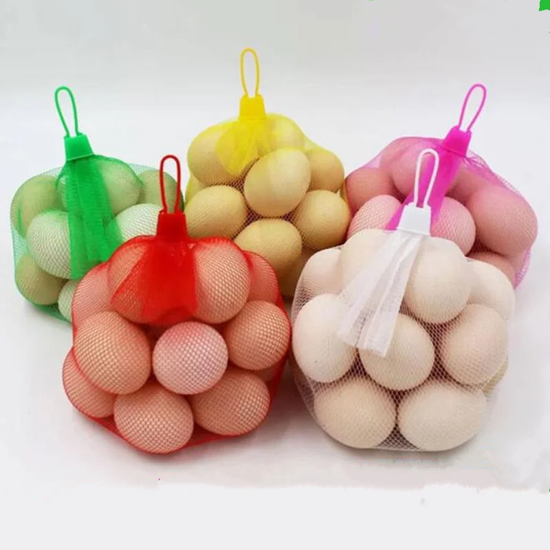 100 шт. многоразовые сетчатые пакеты для хранения овощей яиц кукурузы капусты