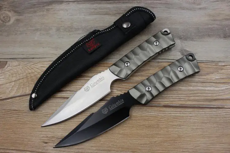 Универсальный нож из нержавеющей стали с фиксированным лезвием для выживания на