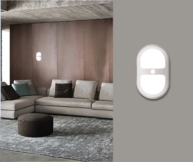 Ночник с датчиком движения и питанием от батареи безопасные беспроводные