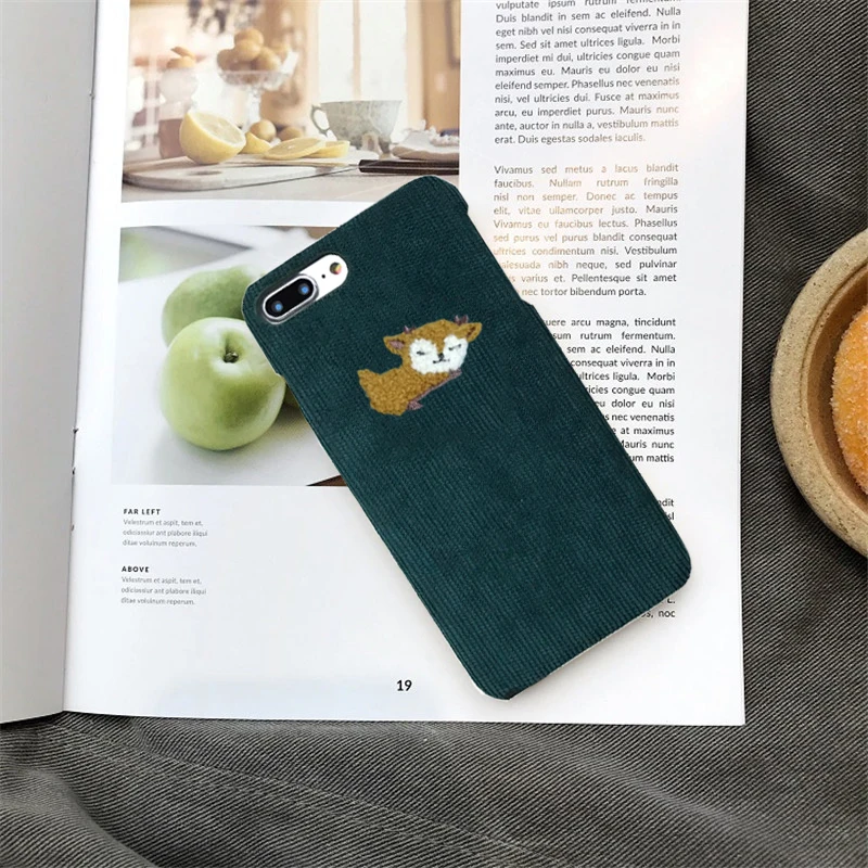 Goat Теплый вельветовый тканевый чехол для телефона iPhone 6 6S 7 8 Plus X чехол 3D милый для разделывания свиньи, утки Хаски Жесткий Чехол для iPhone X XR XS MAX - Цвет: Goat