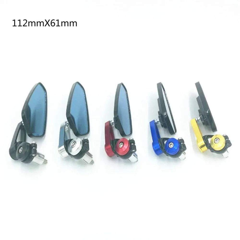 New Universal Motorcycle Aluminum Modified Hand Mirror Electric Vehicle Reflector Mirror Moped Rearview Mirror With Handlebar