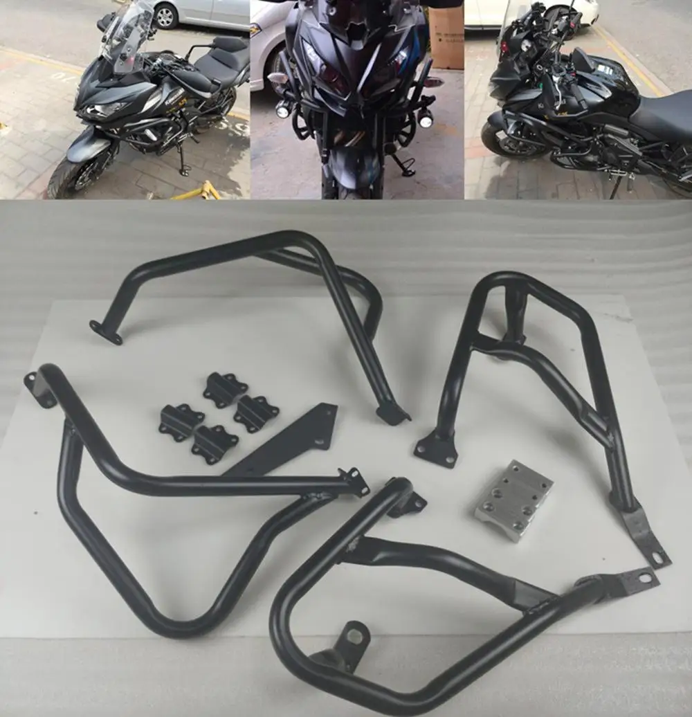 Versys650 KLE650 защита двигателя буферная шоссе полосы Верхняя Нижняя рамы для Kawasaki VERSYS