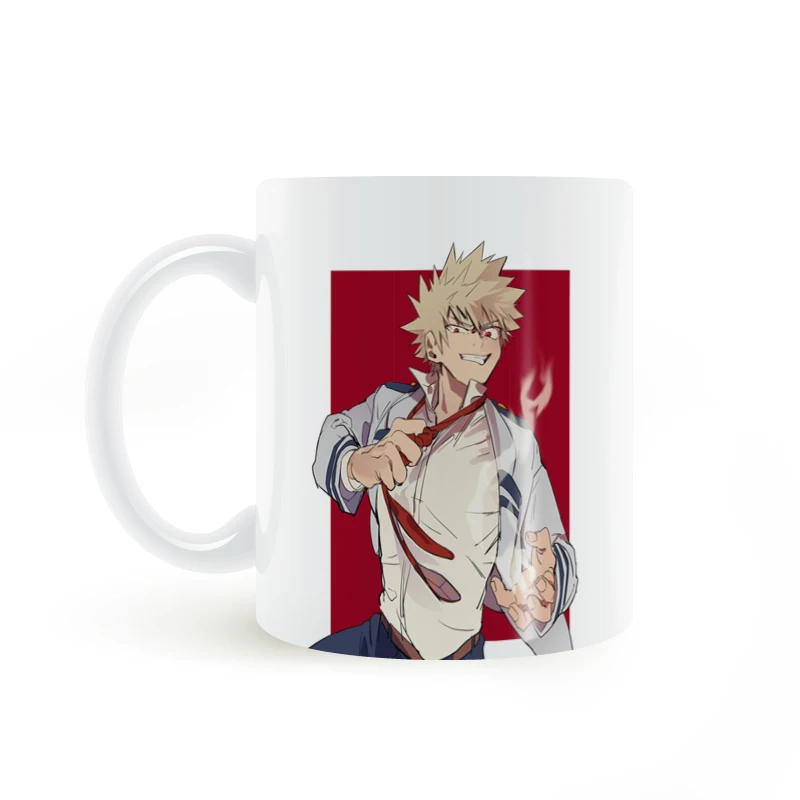 My Hero Academy Bakugou кацуки Кружка Кофе Молоко керамическая чашка креативные DIY подарки Домашний декор кружки 11 унций T734