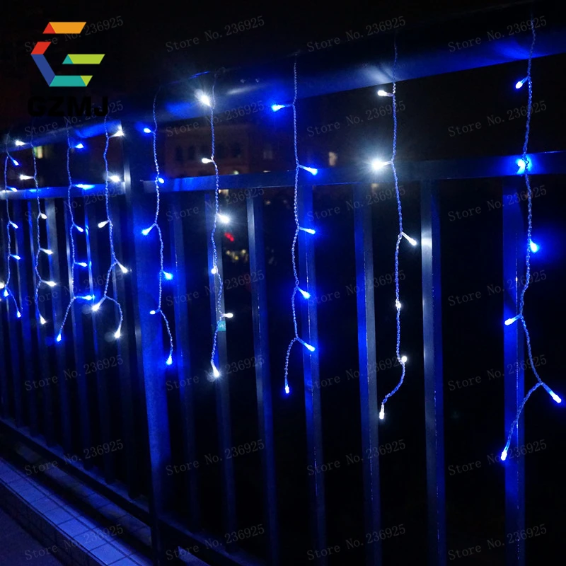 3 м романтические рождественские оконные волнистые светодиодные гирлянды