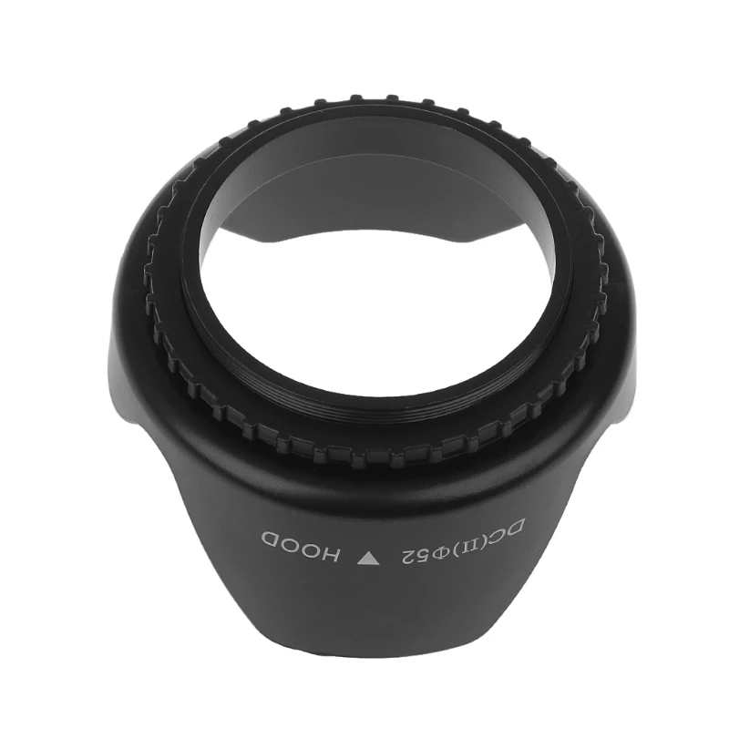 

52mm Screwed Flower Petal Sunshade Lens Hood For Nikon Canon Sony DSLR Camera