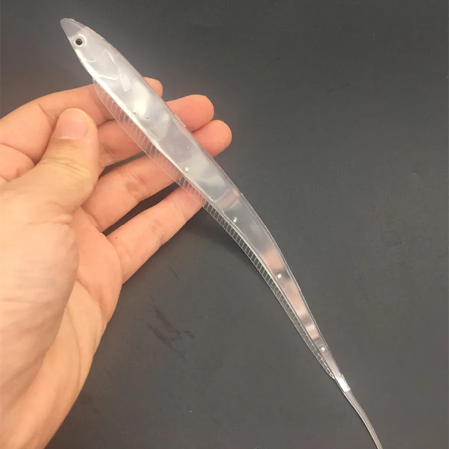 Япония большая игра мягкая Морская рыбалка Anguila приманка Shad Приманка плавать угря Мягкая приманка хвост приманка для соленой воды GrouperKanpachil приманки