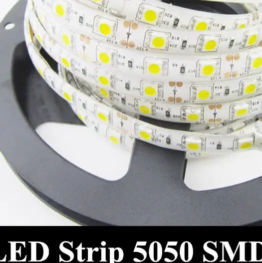 Водонепроницаесветодиодный Гибкая СВЕТОДИОДНАЯ лента SMD 5050 5 м 300 светодиодов 12 В