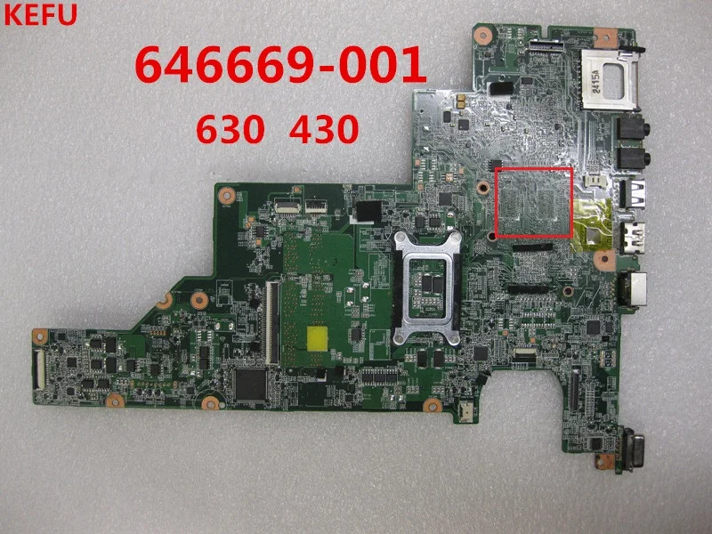 KEFU 646669-001 Laptop Motherboard Suitable for HP 630 430 Notebook PC DDR3 100% tested | Компьютеры и офис