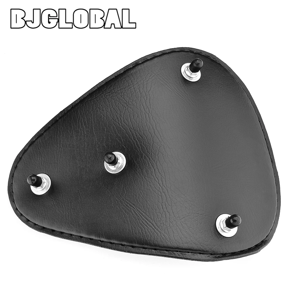 BJGLOBAL Мотоцикл Череп с пламенем Solo тонкое сиденье крепления для Harley Sportster Bobber Chopper пользовательское применение