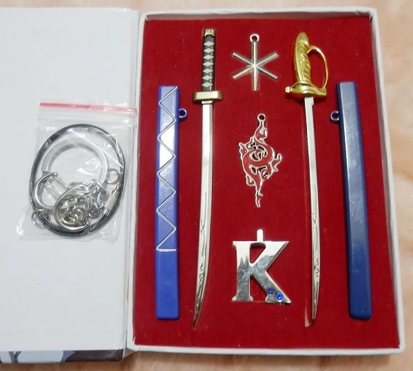 Японское аниме Проект K Исана Яширо ятогами Куро Неко цепочки для ключей