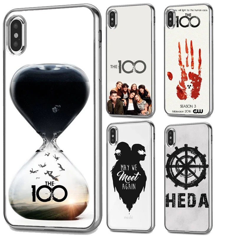 Горячая продажа ТВ шоу 100 серия Мягкий ТПУ чехол для телефона iPhone 4S 5S SE 5C 6 6s 7Plus 8 8plus