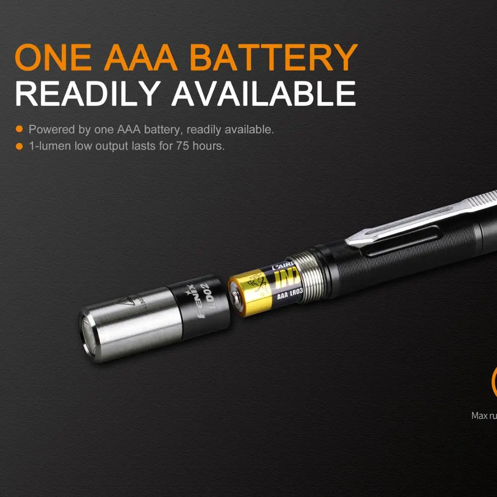 2018 Новый Fenix LD02 V 2 0 CRI Cree XQ-E HI теплый белый светодиод и 365nm УФ AAA батарея LED EDC фонарик