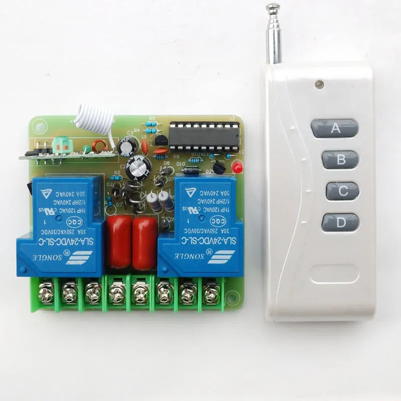 Беспроводной пульт дистанционного управления двухсторонний 30A DC 24 V