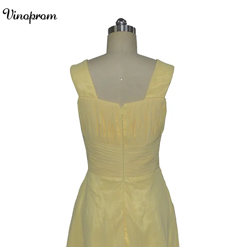 A-Line арабский пикантные прозрачные квадратные без рукавов Pleath шифоновое