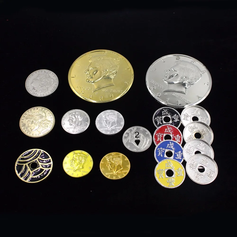 Chinese Half Dollar Morgen Japanese Coins Eragon Magic Tricks Toys Props Professional Magician | Игрушки и хобби
