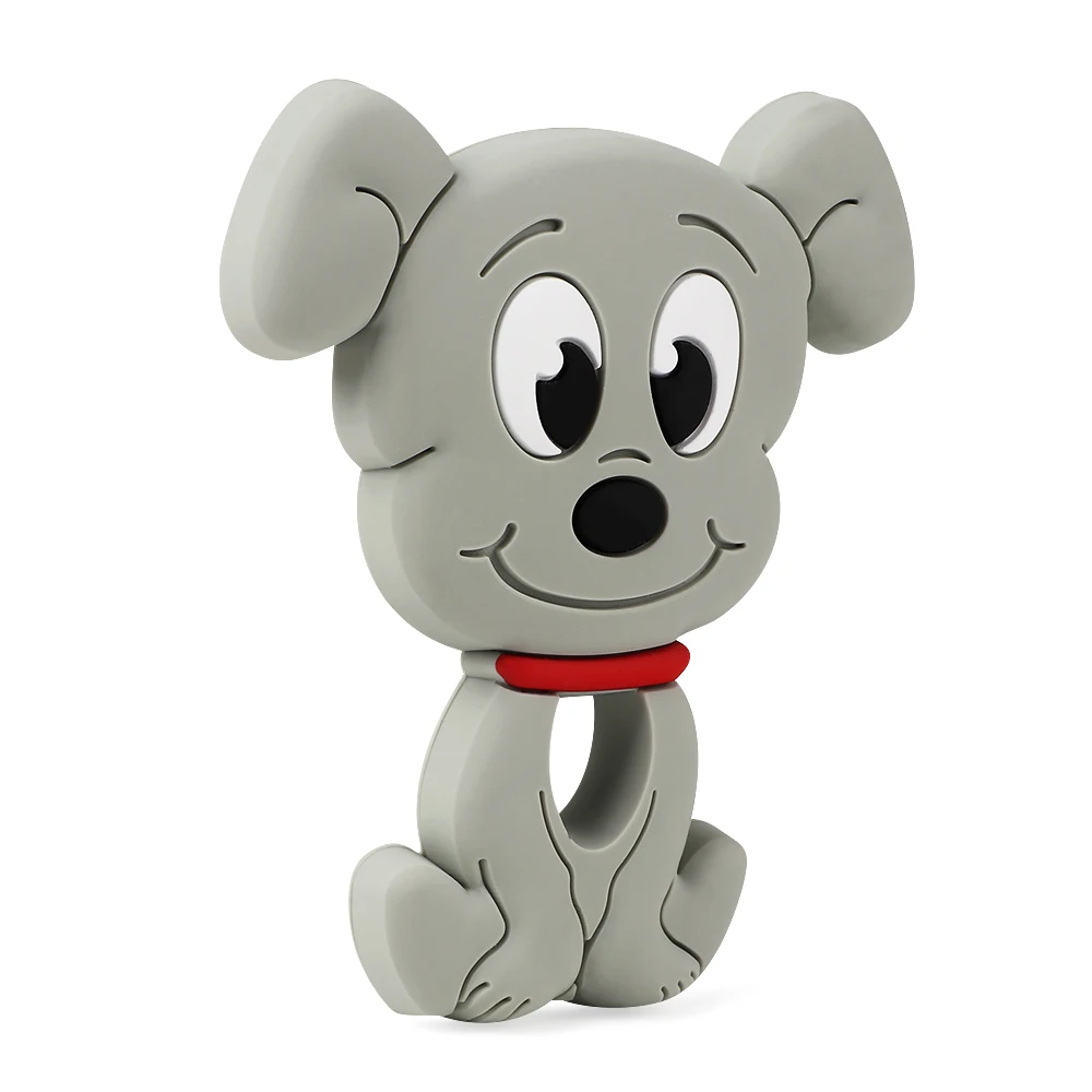 10pcs M01 TYRY. HU 10 шт./лот, Прорезыватель для зубов для малышей, пищевой силикон, щенок, мультяшный жевательный прорезыватель, Мягкие Детские Прорезыватели для зубов, игрушки для кормления новорожденных - Цвет: 10pcs M01