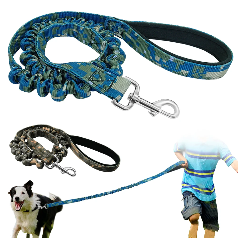US Army Tactical Dog Leash Military Bungee Elastic Nylon Pet Walking Training Leads Belt For K9 Large Dogs Pitbull | Дом и сад
