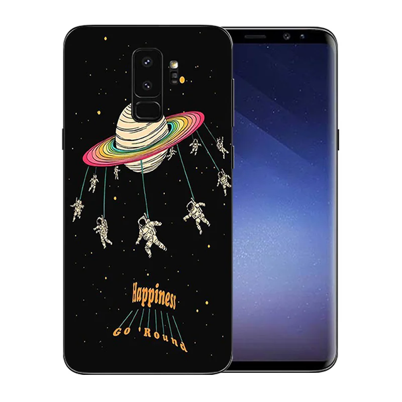 6 2 дюйма для Samsung Galaxy S9 Plus прозрачный силиконовый чехол телефона с рисунком