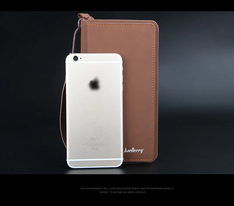 Роскошные мужские кошельки телефон сумка для iPhone X кожа Многофункциональный длинный мужской бумажник клатч мужской кошелек для монет сумки Держатель для карт