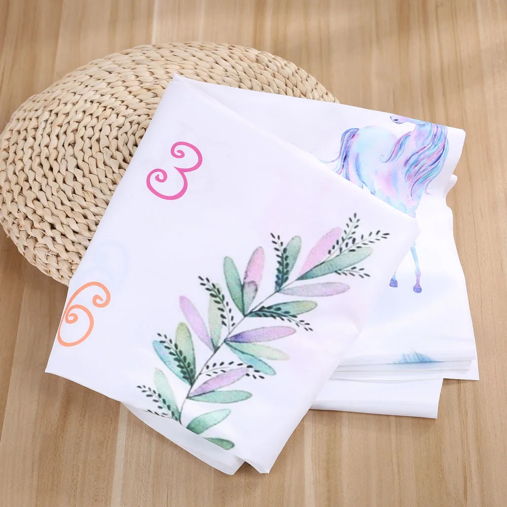 Новый тканевый фон для фотосъемки с единорогом декорация новорожденных