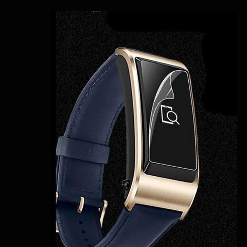 2 шт Анти шок мягкая ТПУ Прозрачная защитная пленка для Huawei TalkBand Talk Band B5 смарт