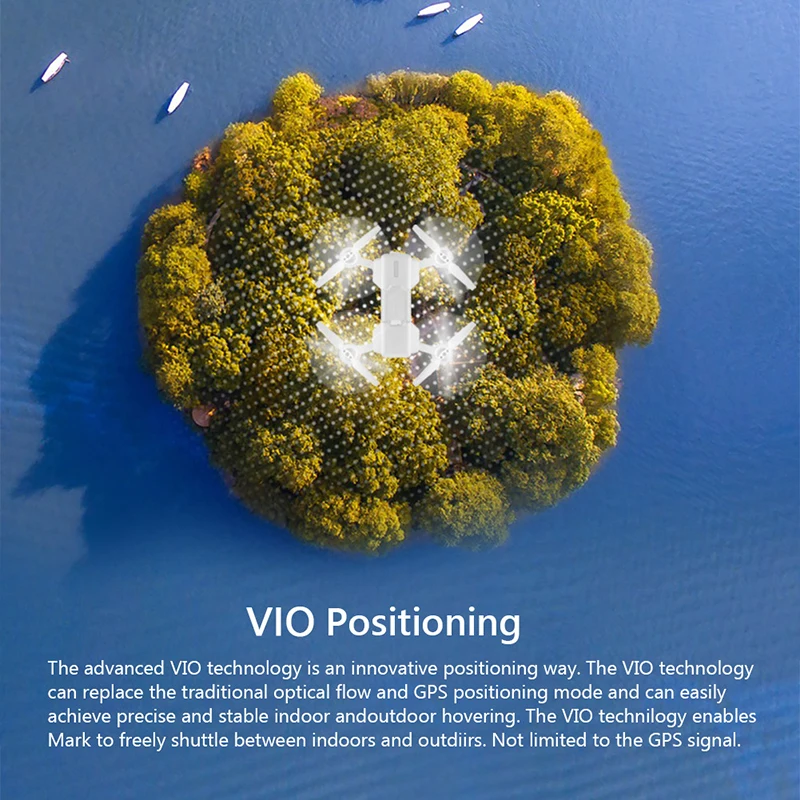 MARK Professional 4K Дрон FPV с 1080P HD камерой VIO позиционирование складной Квадрокоптер Дрон