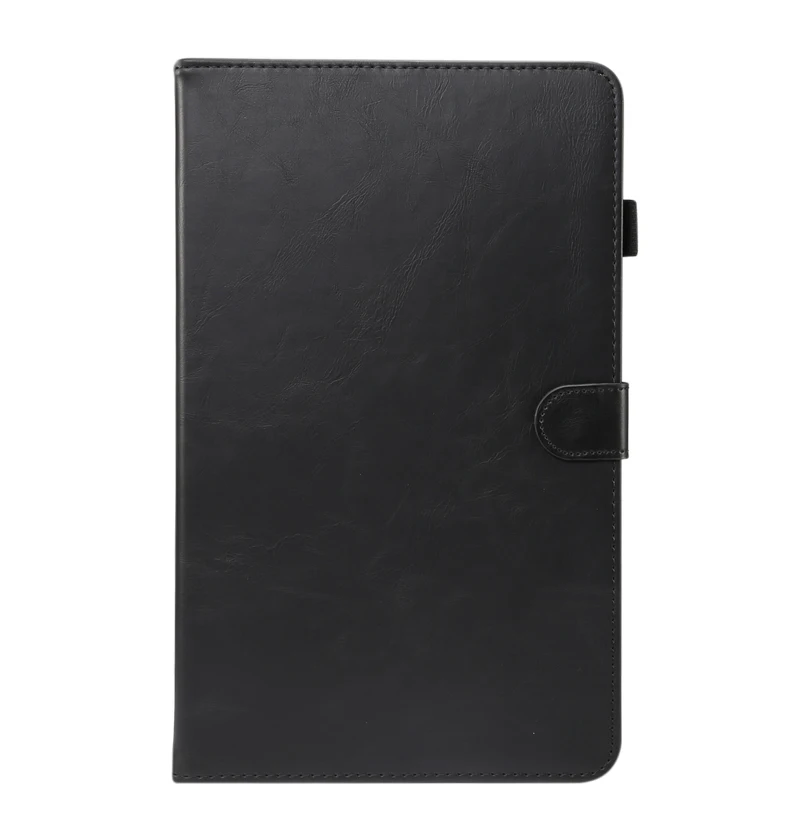 Для samsung Tab S5e T720, чехол для планшета, Ретро стиль, Crazy Horse, кожаный чехол, бизнес-стенд, карта, смарт-чехол для samsung 10," T725 - Цвет: Черный