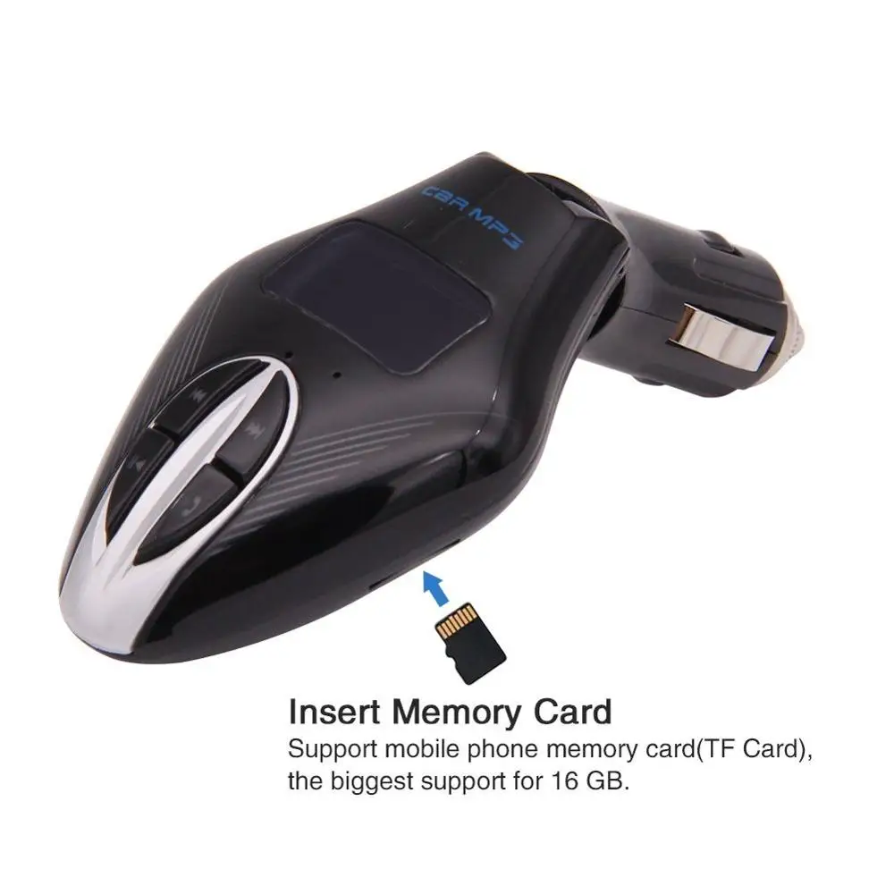 Bluetooth FM передатчик USB Автомобильное зарядное устройство Радио Аудио приемник