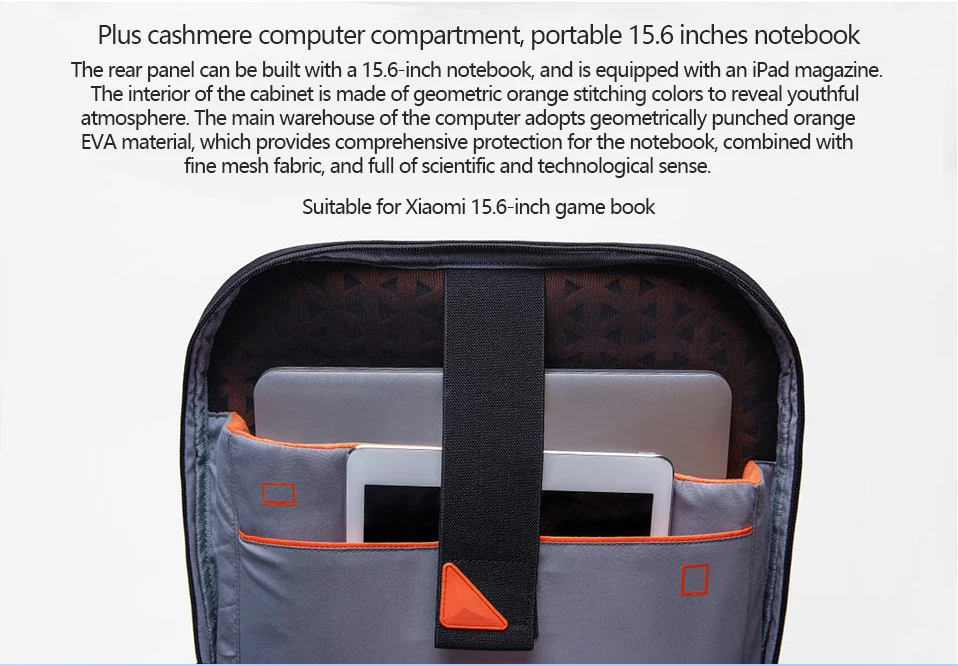 Подлинный рюкзак Xiaomi Geek, водонепроницаемый, 15,6 дюймов, для ноутбука, на молнии, дизайнерские сумки, бизнес, для путешествий, для подростков, мужская, женская сумка
