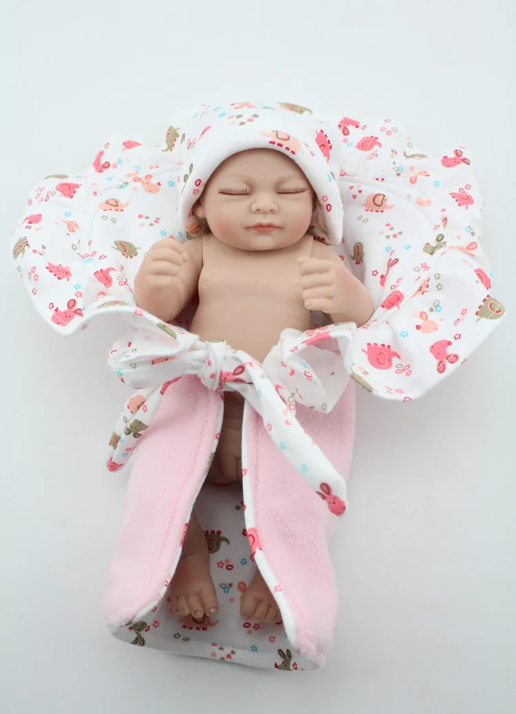 Кукла Реборн Игрушки для ванны 28 см Реалистичная детская фотоигрушка подарок