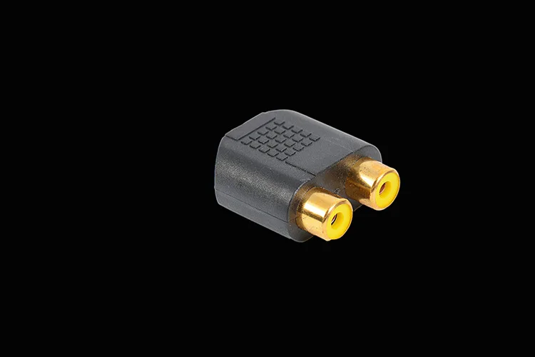 3 5 мм 1/8 &quotстерео гнездовой разъем для 2 двойных RCA Y разветвитель аудио адаптер