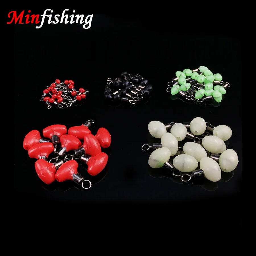 Рыболовные Вертлюги Minfishing 25 шт. бусины для рыбалки вертлюги разъем рыболовных
