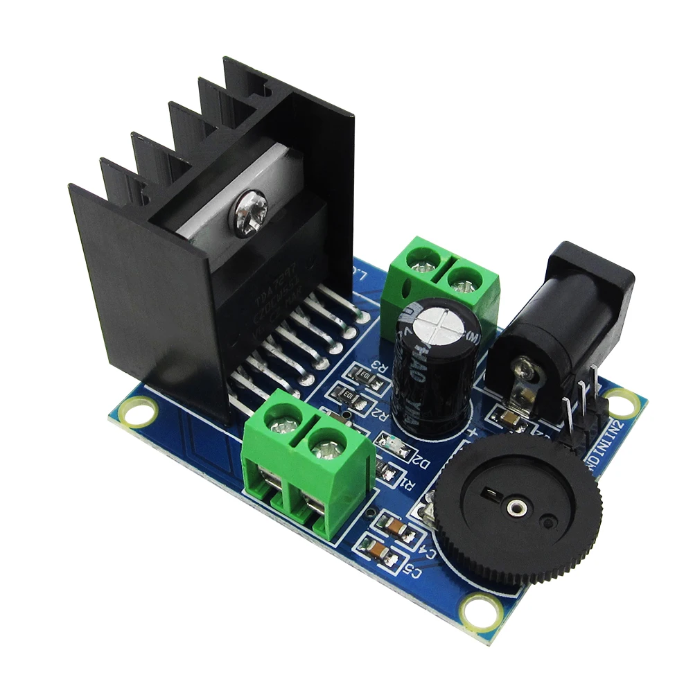 

new 5pcs/lot TDA7297 amplifier board spare parts dc 12v grade 2.0 dual audio encoding 15w electronic diy kit