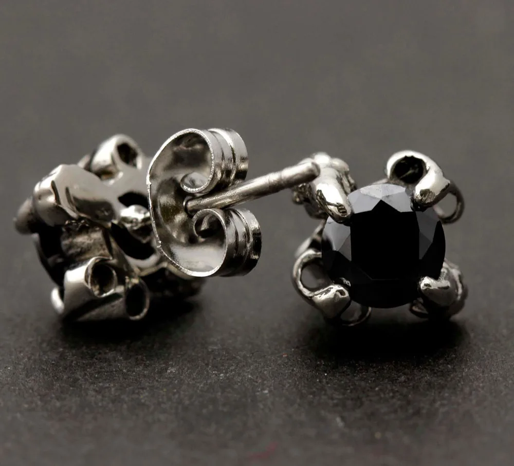 Серьги-гвоздики из нержавеющей стали с кристаллами L45 для мужчин и женщин 1 пара |