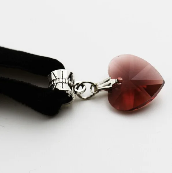 6 цветов простое ожерелье в форме сердца s и подвески кружевное чокер макси стиле