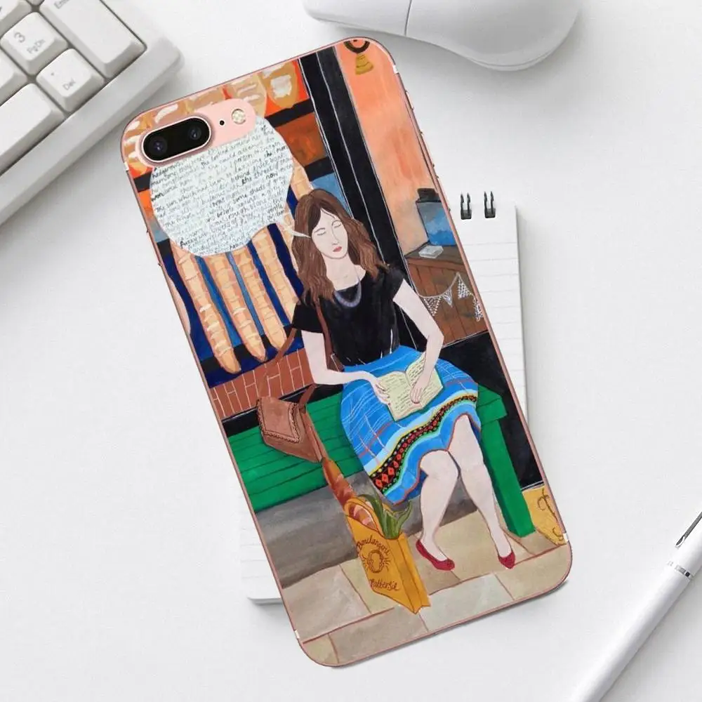Чехол для телефона Qdowpz Galaxy Alpha Core Prime Note 4 5 8 S3 S4 S5 S6 S7 S8 S9 mini edge Plus чехол Lost In A Book |