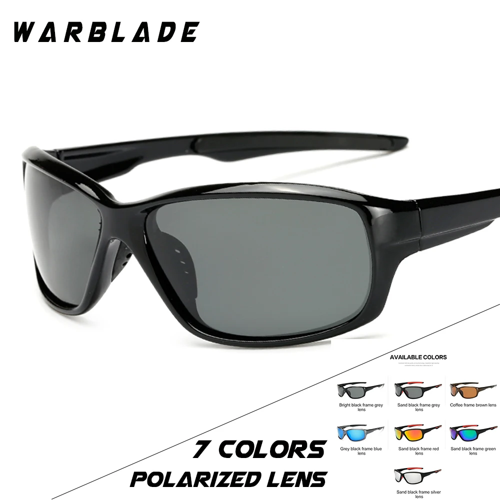 Солнцезащитные очки WARBLADE с градиентной оправой поляризационные для мужчин и