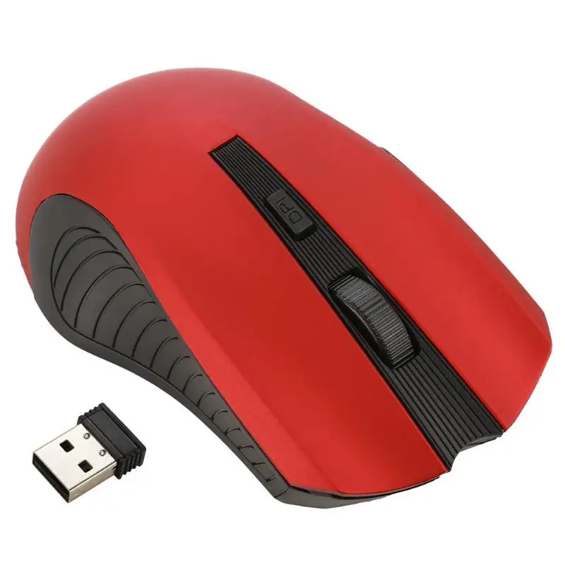 W7 6 клавиш 2 4G 10m беспроводная мышь 1600 DPI эргономичный офисный ПК/ноутбук/компьютер