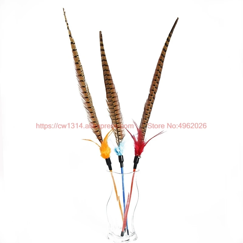 Turkey hair funny cat feathers Mountain chicken pole Cat supplies toys CFA competition dedicated | Дом и сад