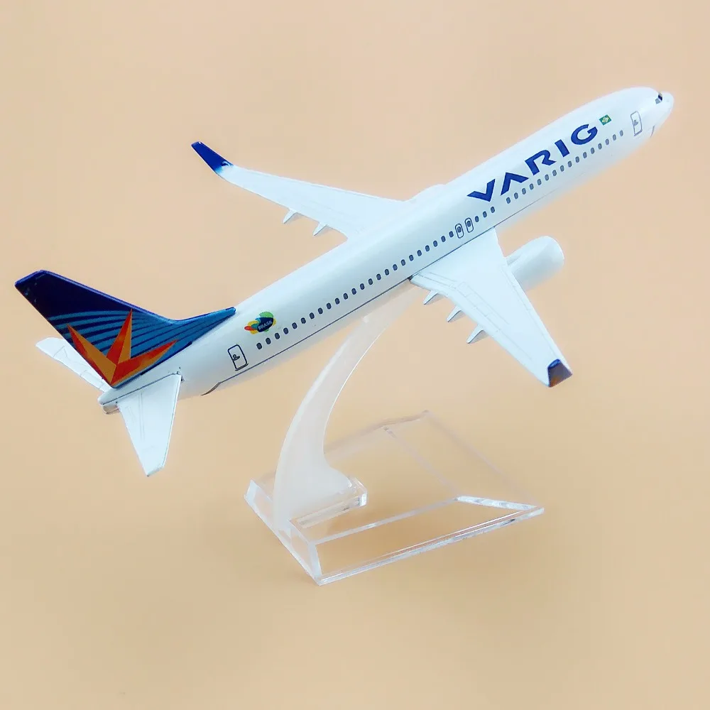 16 см сплав металла воздушный Бразилия Varig Airlines Boeing 737 B737 800 Airways модель самолета