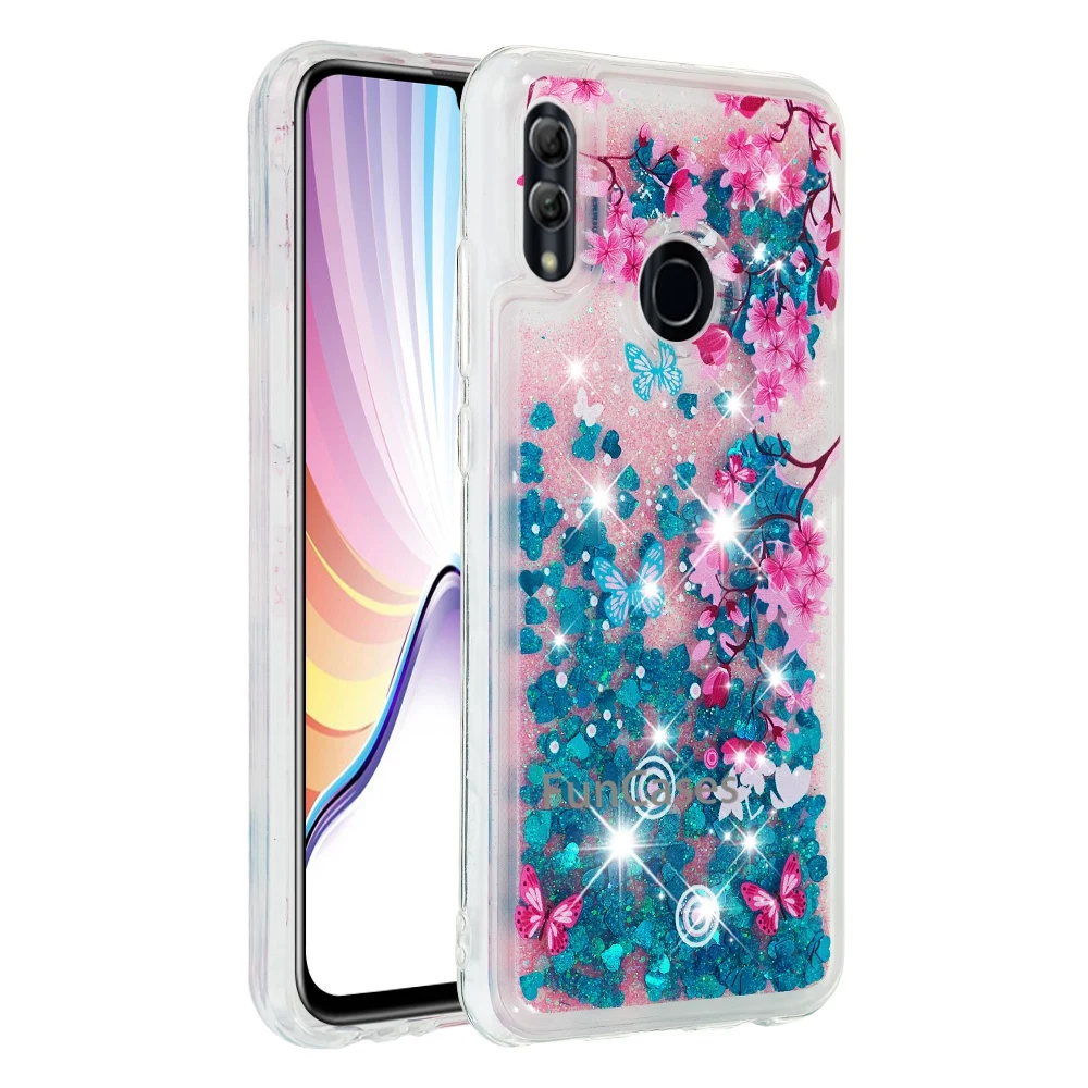 P Smart 2019 чехол светлый блестящий для huawei Honor 10 Lite силиконовый Мягкий ТПУ Фламинго