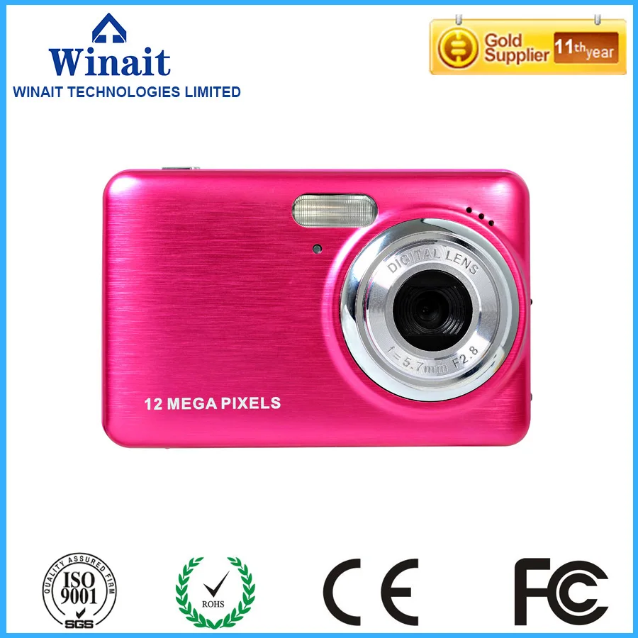 Winait HD 12MP цифровая камера 5MP CMOS сенсор 4x Zoom 10S Автоспуск 2 7 &quotTFT LCD анти красный глаз