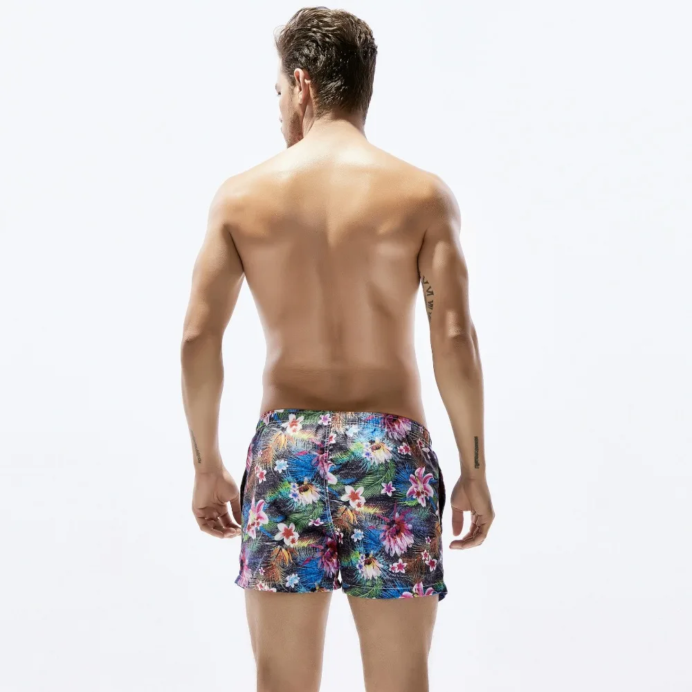 Fashion Floral Board Shorts Men Summer Bermudas Beach Swimwear Bath Short Beachwear Seashore Pool Man Holiday Casual Clothing|floral board